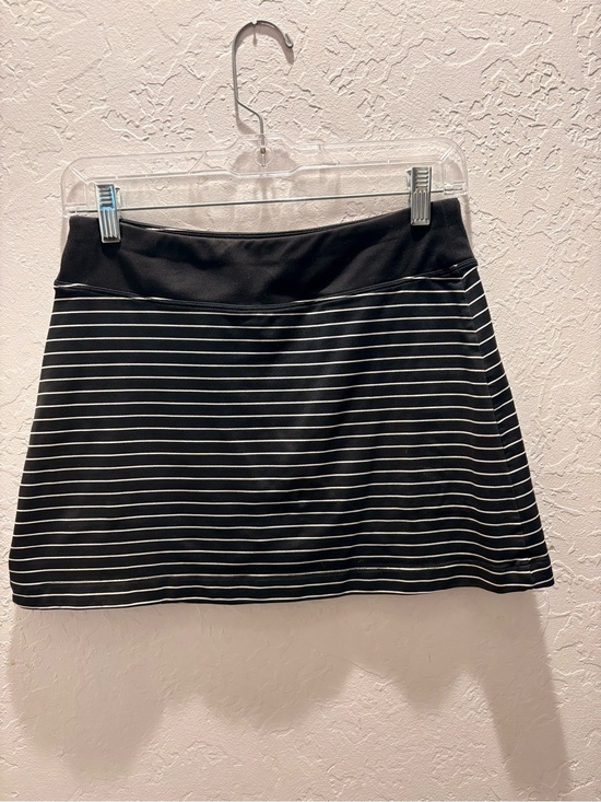 lululemon athletica Pants - lululemon athletica Black and White Striped mini Skort